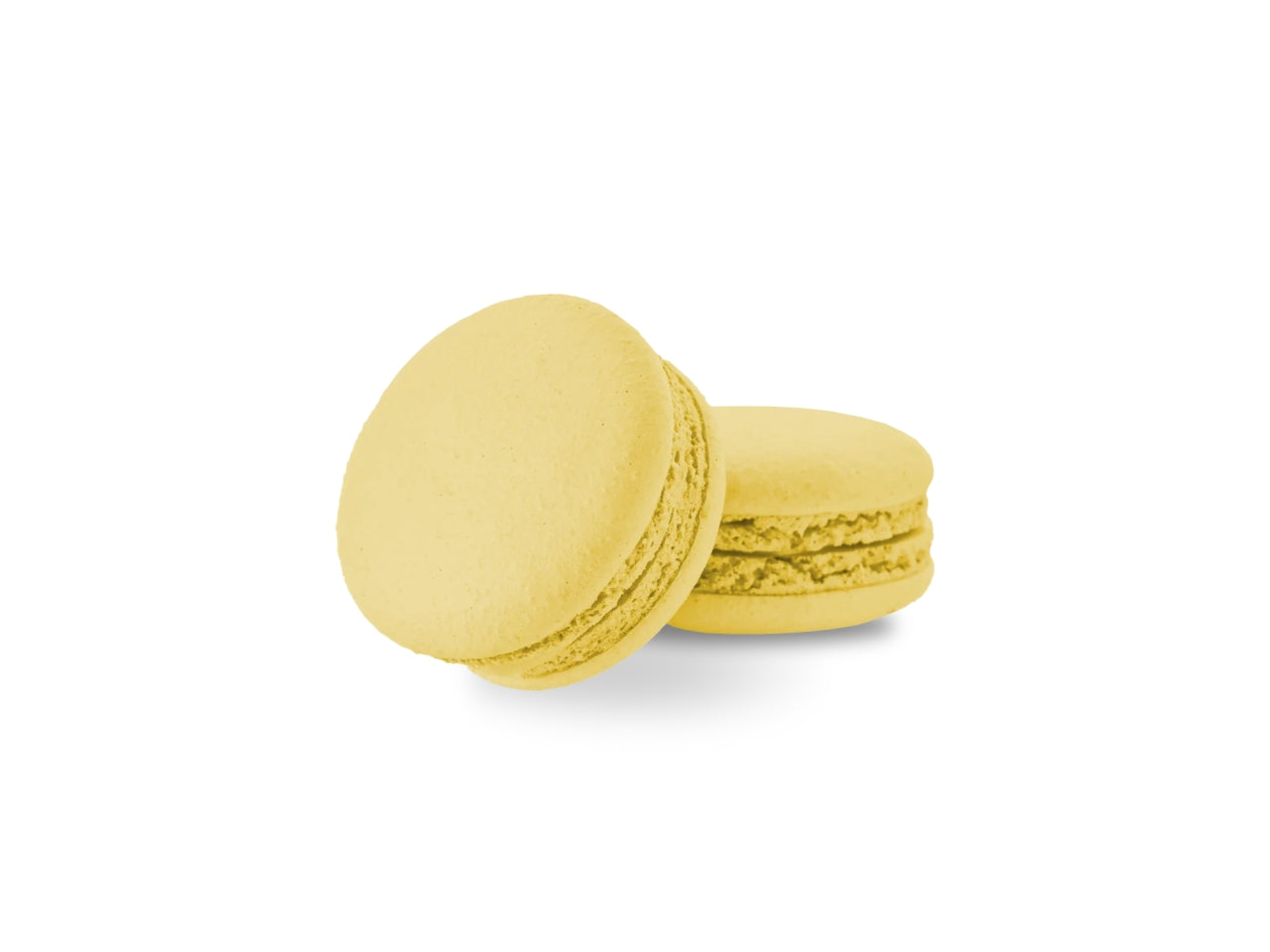 Macarons Maxtris al gusto Limone per bomboniere - Giallo - 5 pezzi - 78gr