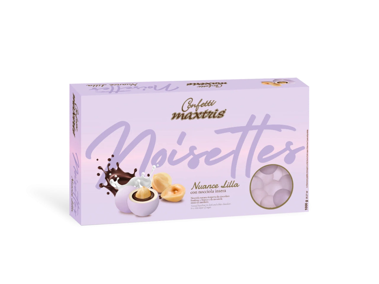 Confetti Maxtris Nuance Lilla in gusti assortiti per bomboniere - Les Noisettes - 1kg