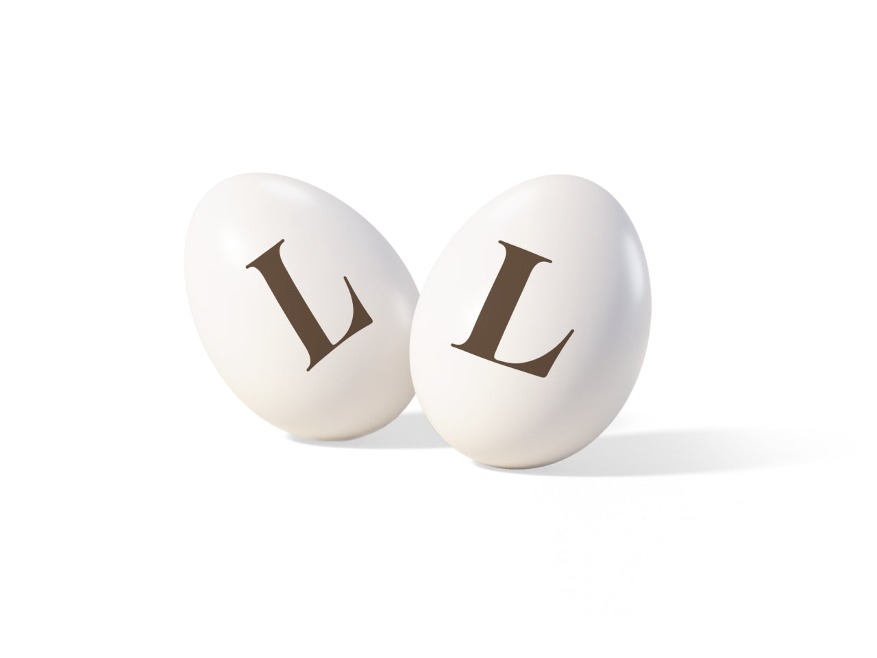 Confetti Lettere cioccomandorla bianchi, lettera L, scatola da 200g - Maxtris