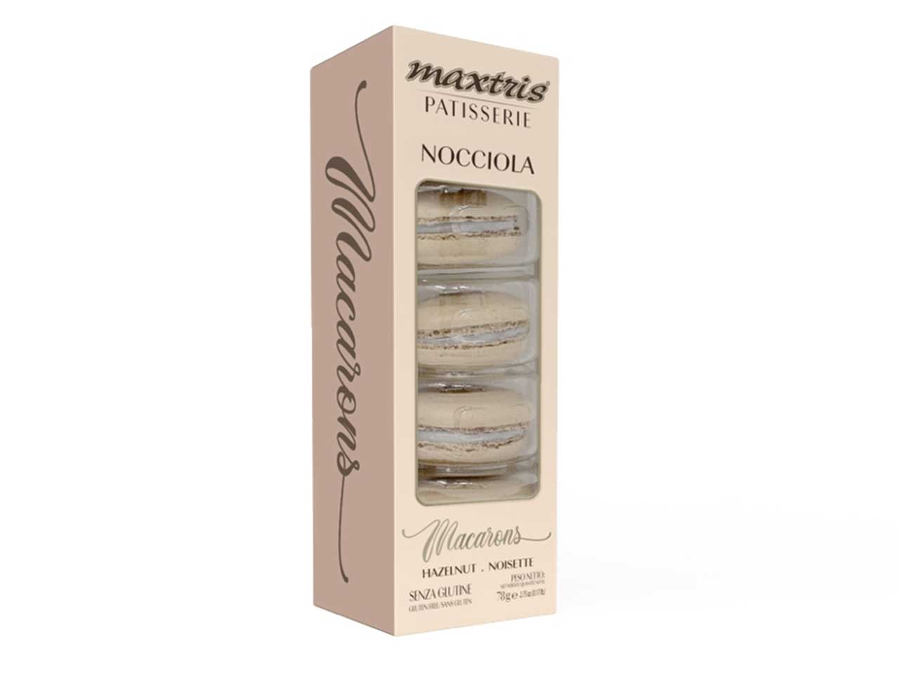 Macarons Maxtris per eventi alla nocciola - Patisserie - 70gr