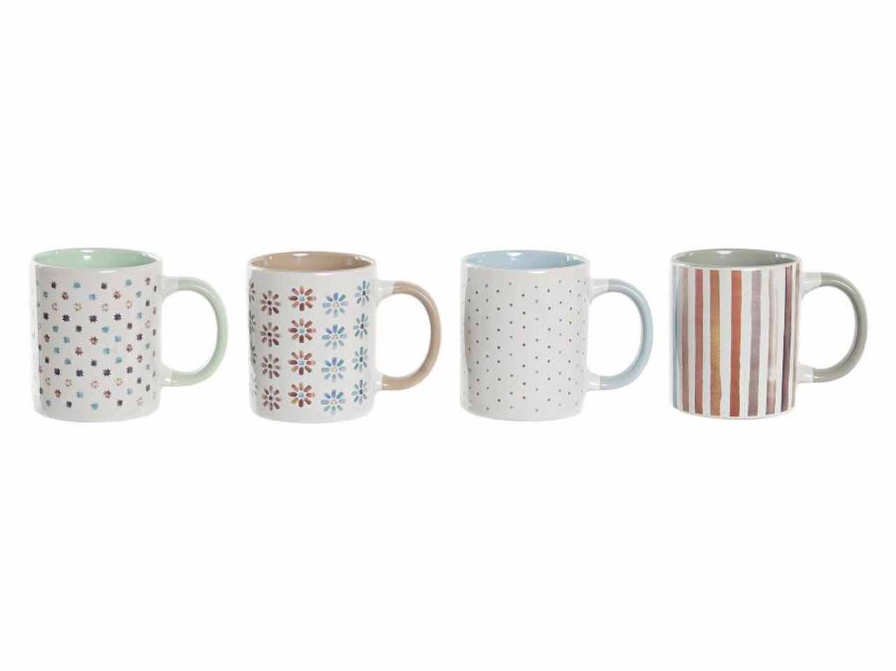 Tazza in porcellana 13x8,5x9,5cm 330ml decoro africa 4 assortimenti