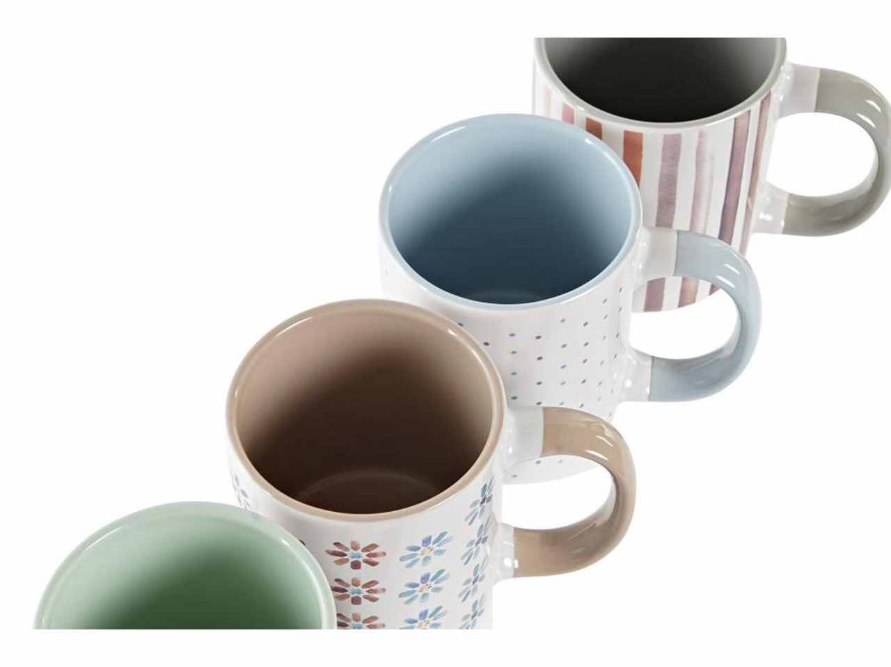 Tazza in porcellana 13x8,5x9,5cm 330ml decoro africa 4 assortimenti