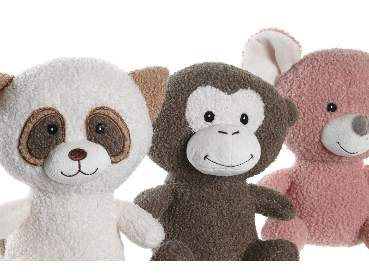 Peluche animaletti in poliestere 15x15x24cm 6 modelli assortiti