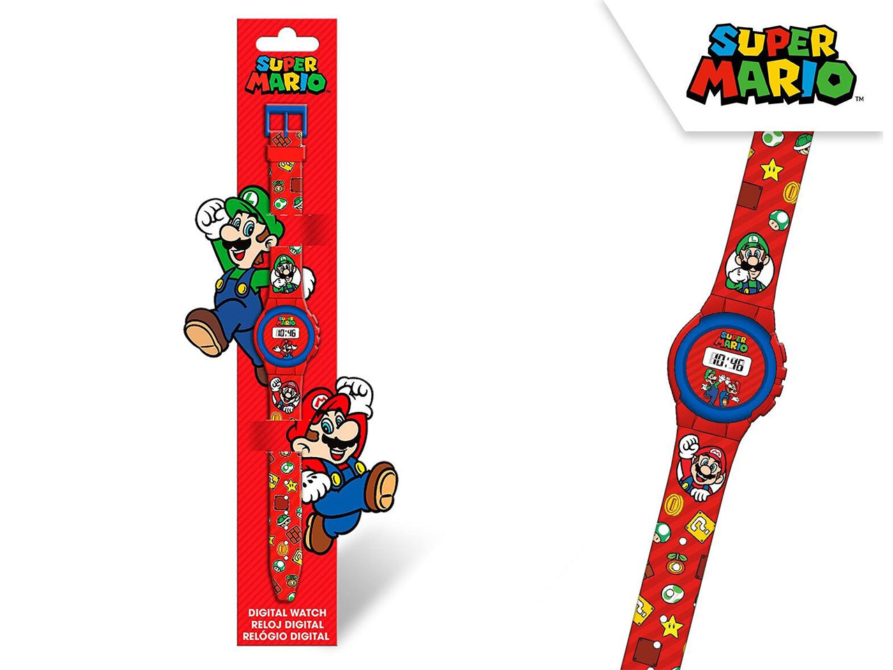 Supermario orologio digitale