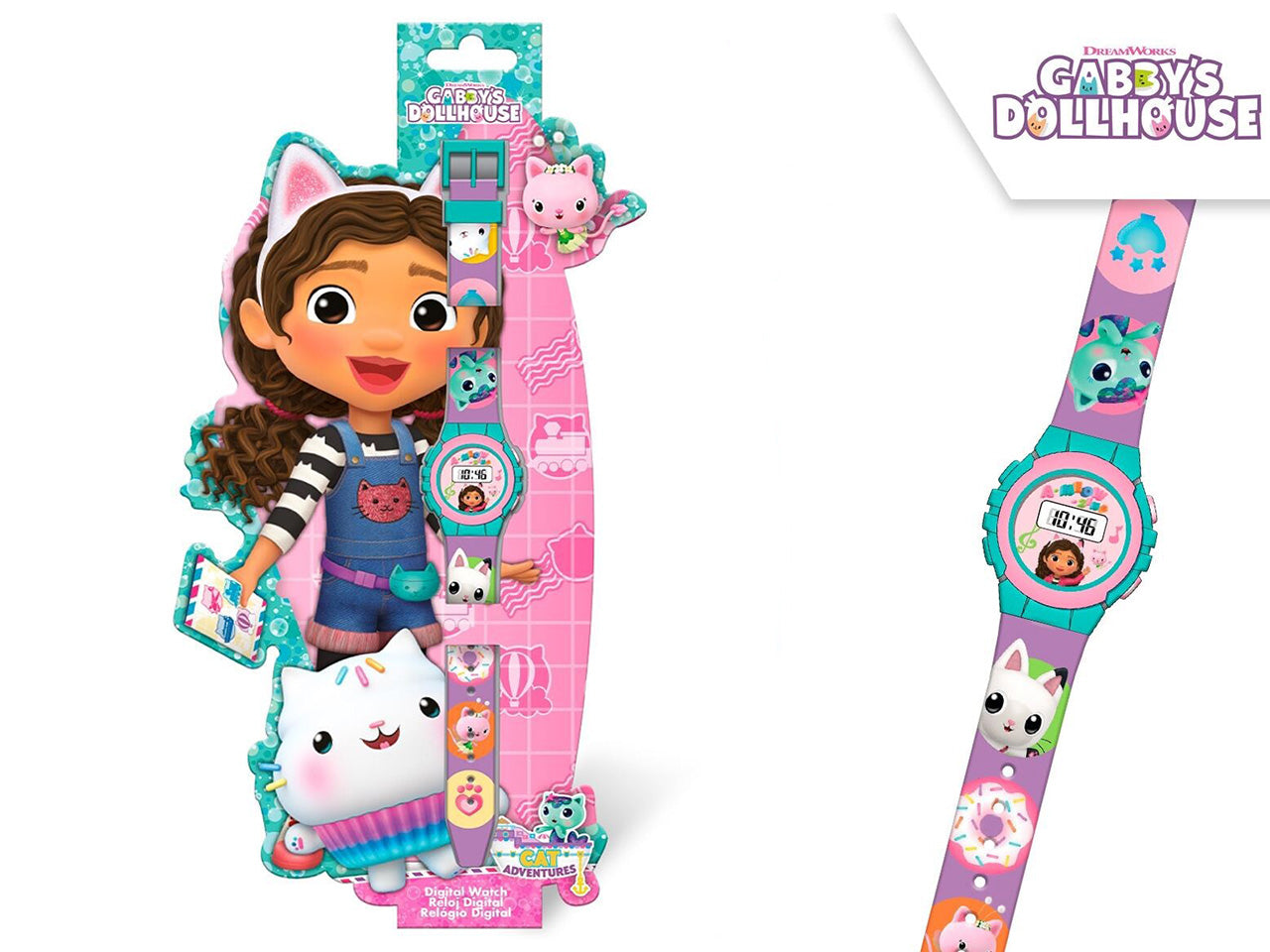 Gabby's dollhouse orologio digitale