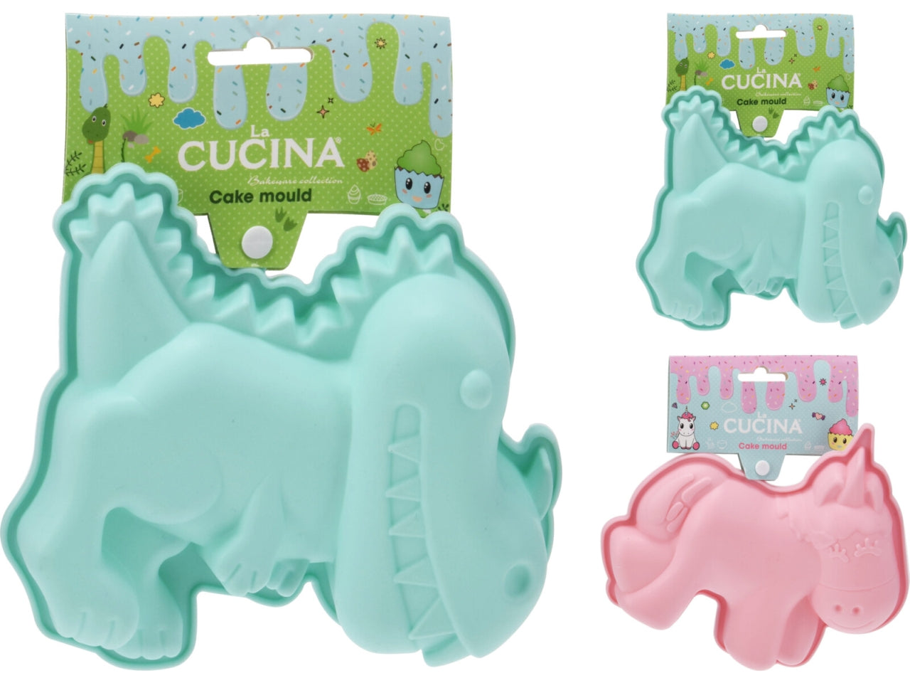 Tortiera in silicone bimbi in colori assortiti