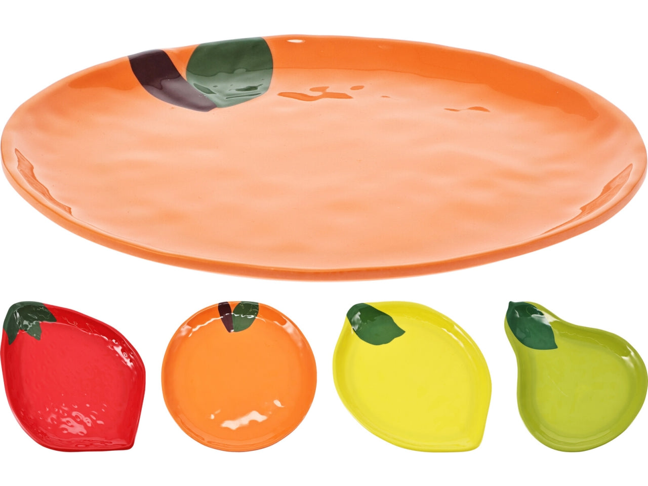 Piatto in melamina 23cm - colori assortiti