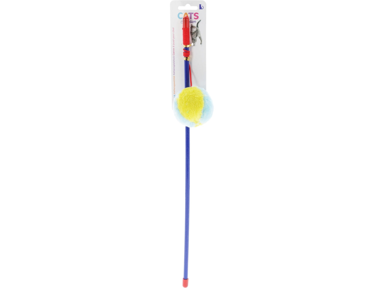 Bastone gioco gatti 45cm in colori assortiti