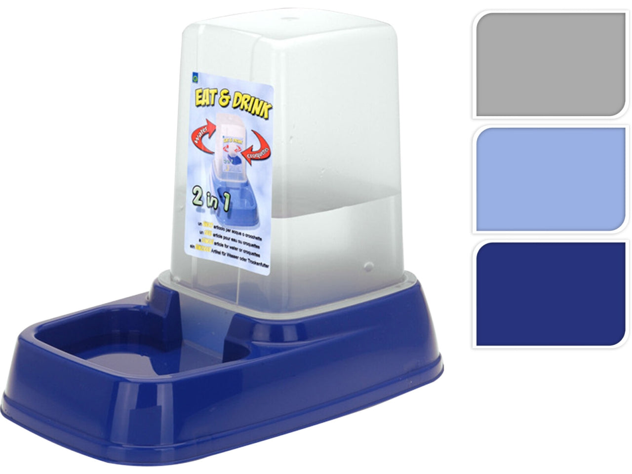 Ciotola cibo e acqua animali in colori assortiti