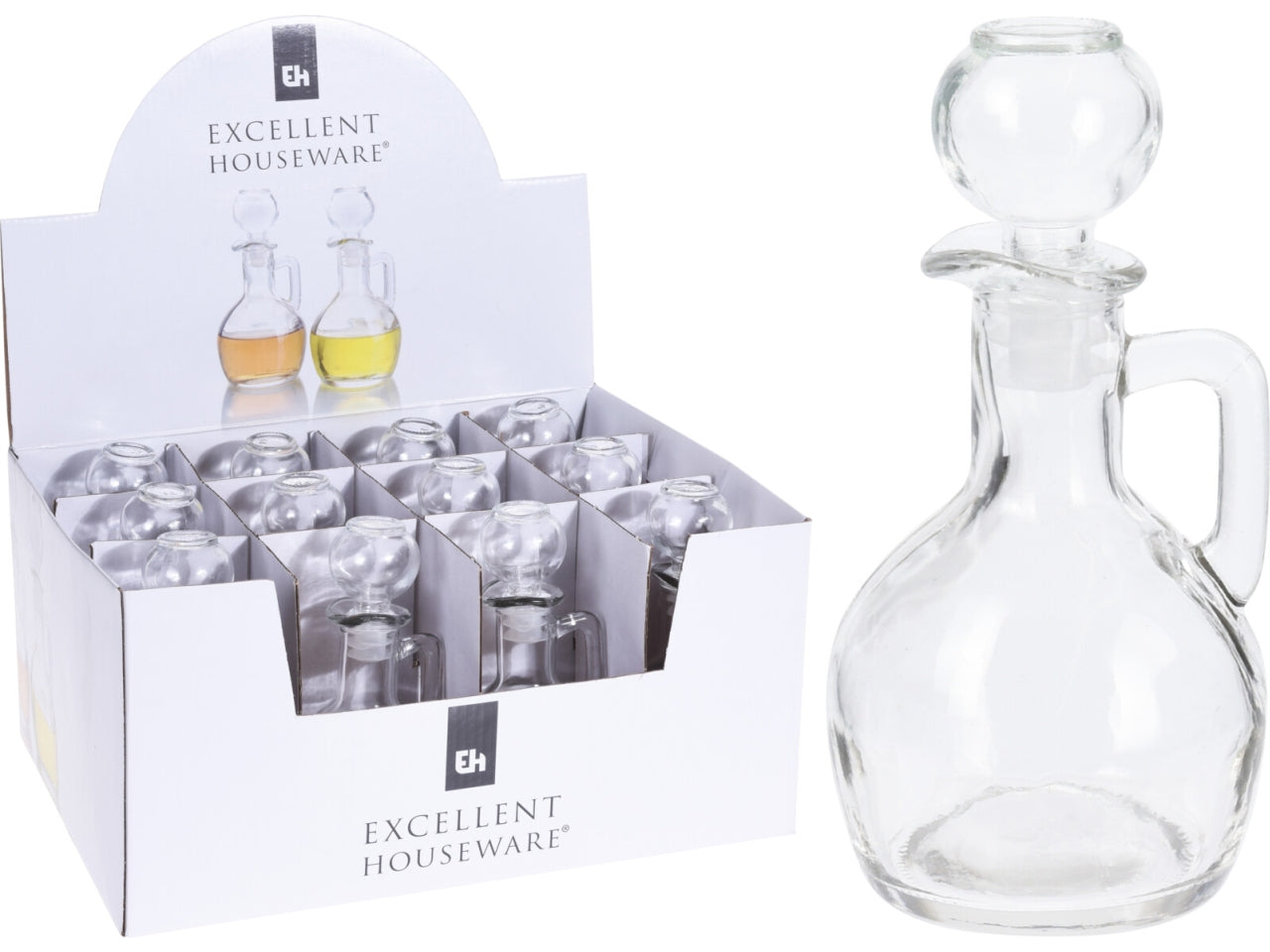 Bottiglia in vetro olio e aceto da 15cm