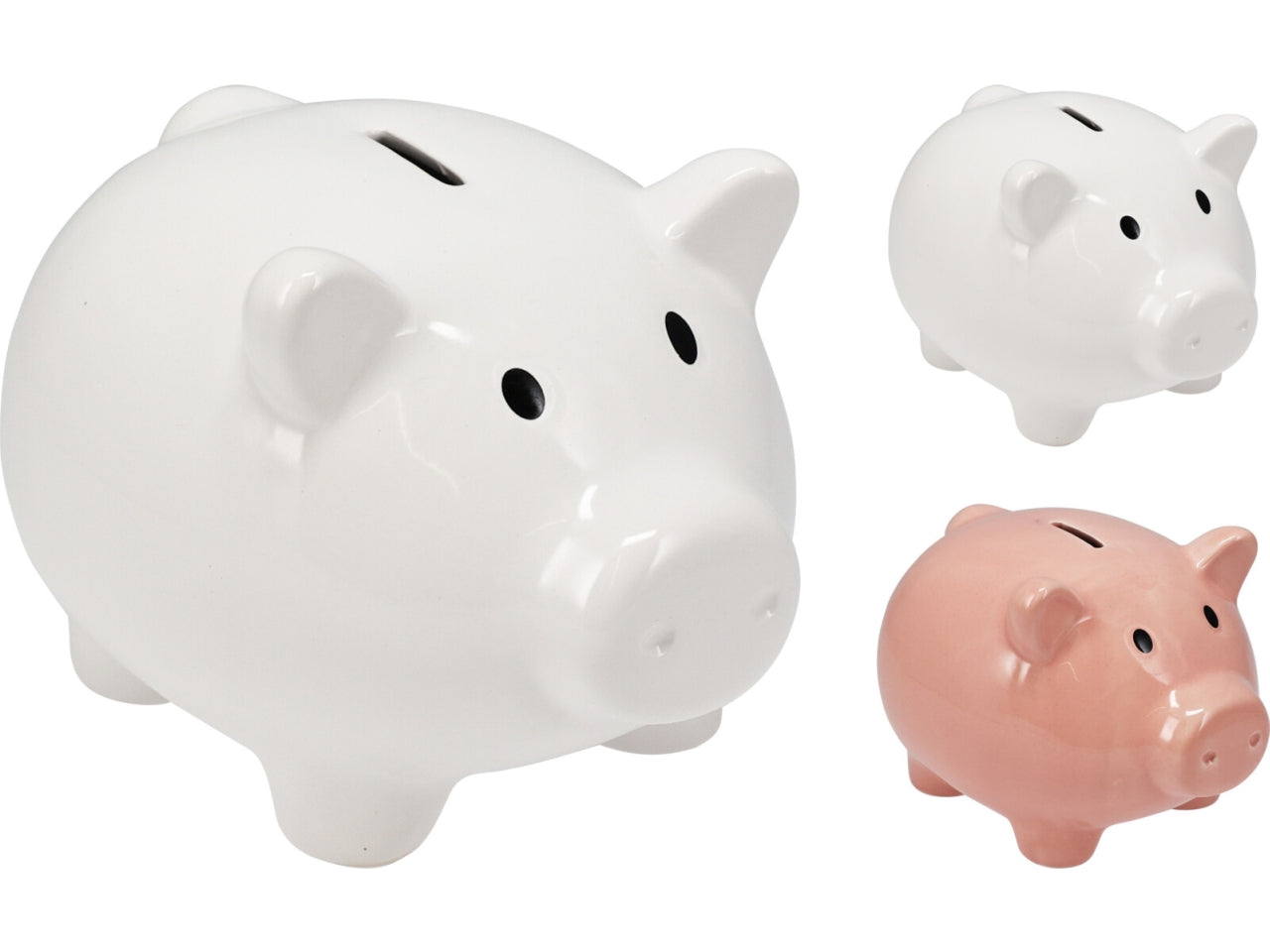 Salvadanaio maialino18x15x13cm in colori assortiti