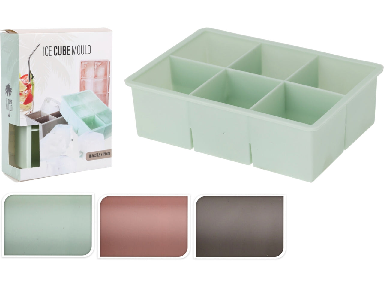 Formaghiaccio in tpe 16x11x5cm colori assortiti