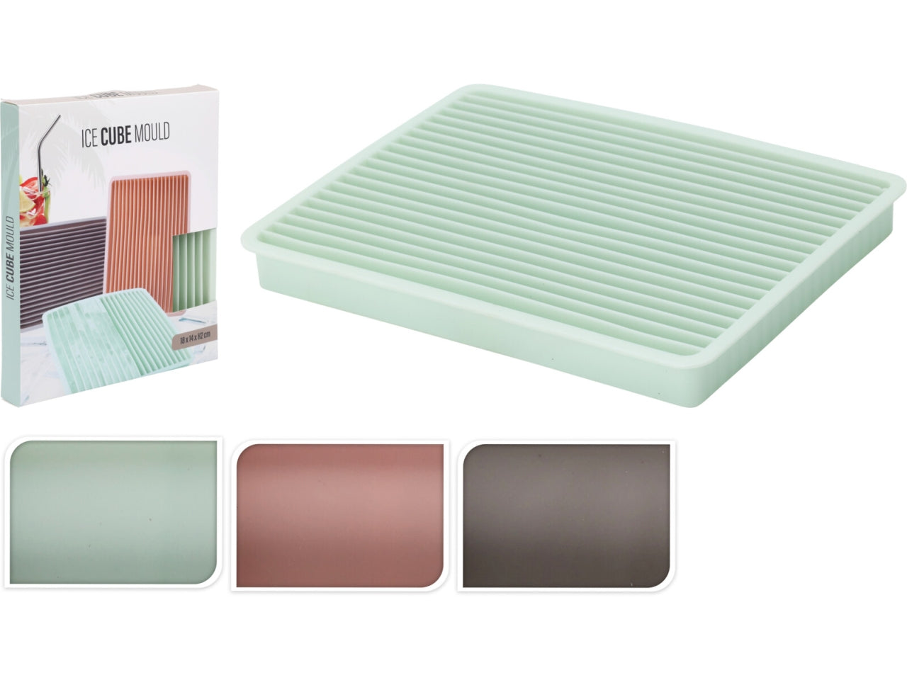 Formaghiaccio in tpe 18x14x2cm colori assortiti