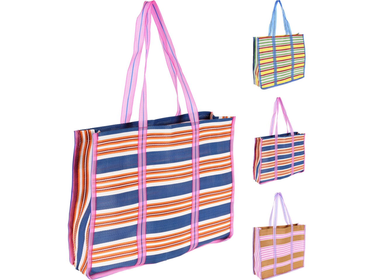 Borsa spesa in pp e pe 47x14x39cm - colori assortiti