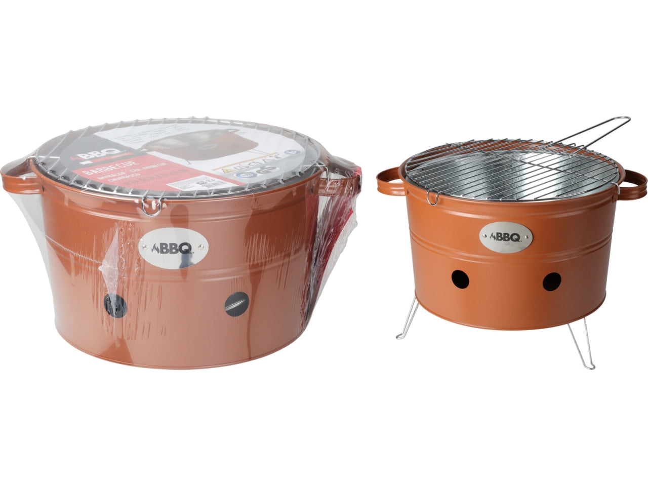 Bbq da tavolo 34x20cm arancio