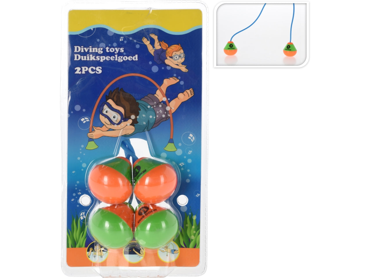 Set 2 giochi per immersione 15cm