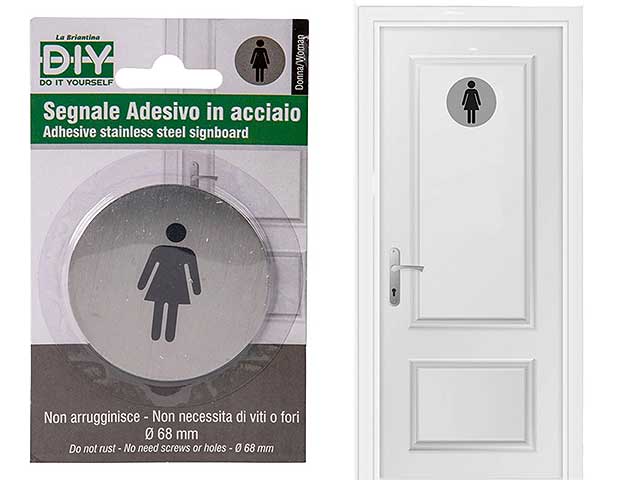 Segnale adesivo donna seg06563a