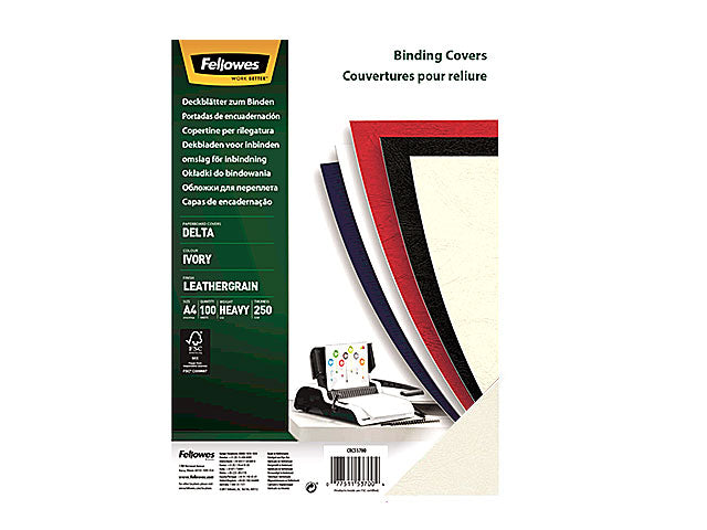 Copertina da rilegatura crema confezione da 100 fg effetto pelle