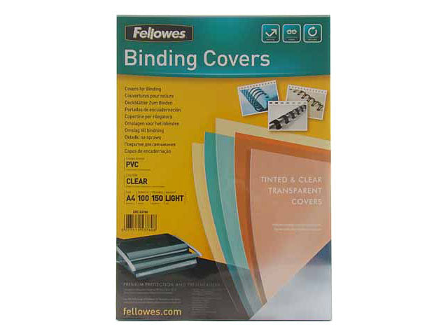 Copertina da rilegatura trasparente in pvc cf100 53760