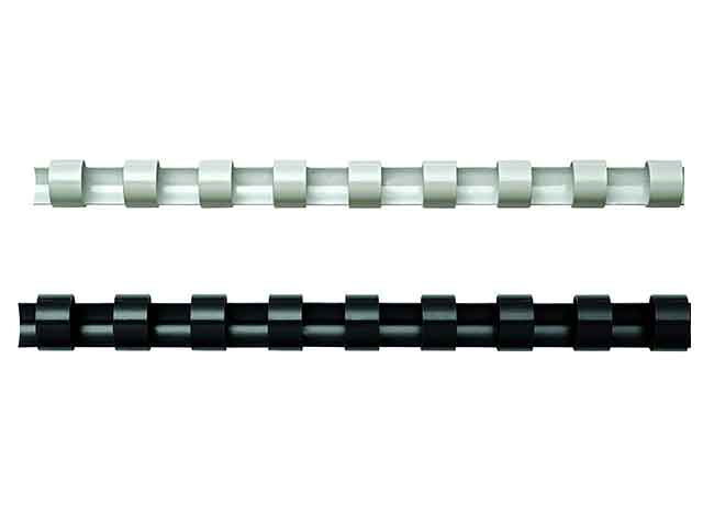 Dorso plastico d12- spirale per rilegatura