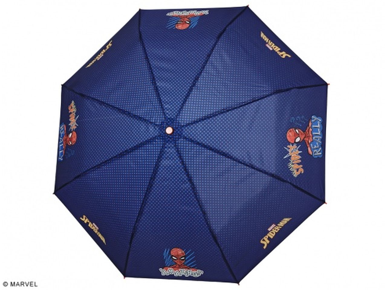 Ombrello mini con apertura manuale 50cm antivento fantasia spiderman