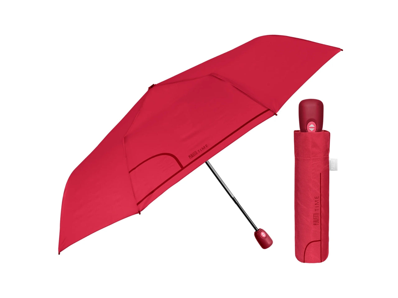 Ombrello da donna mini con apertura automatica in 6 colori assortiti tinta unita - Perletti