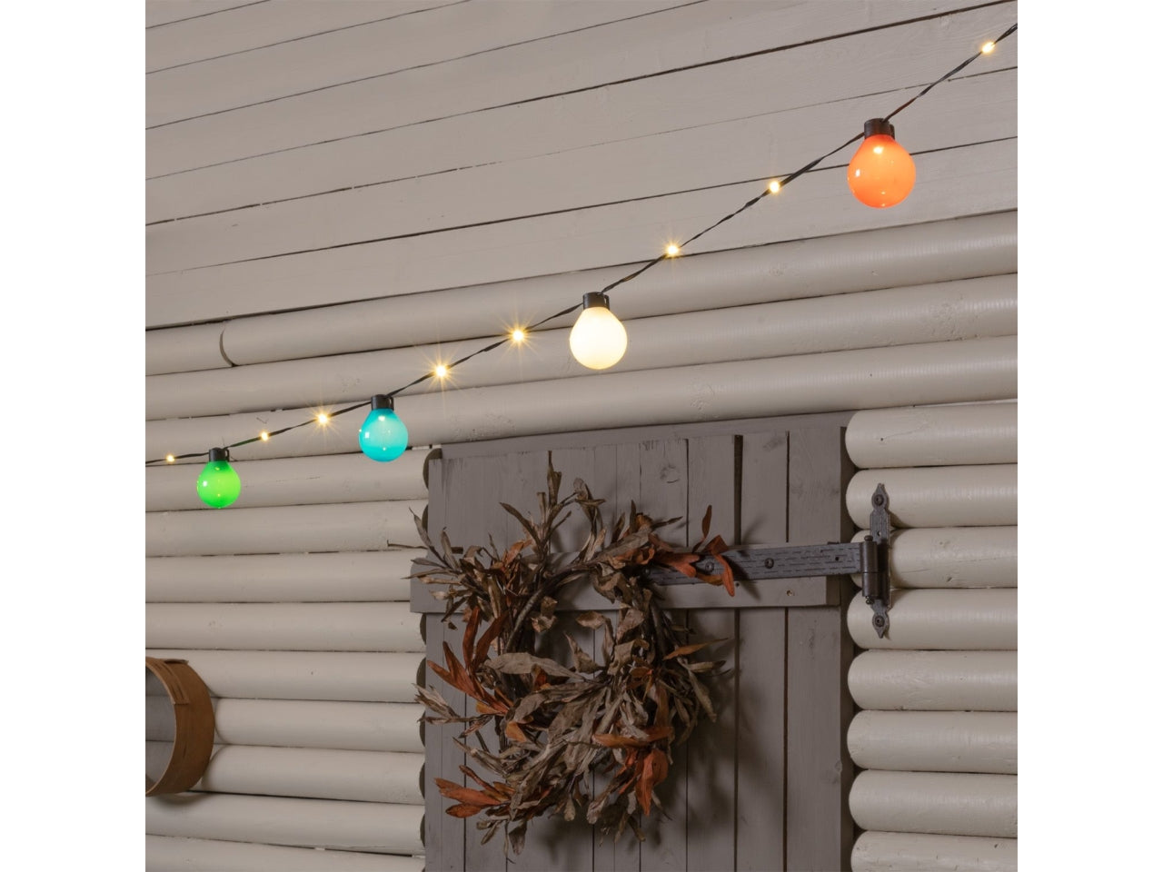 Catena luminosa solare 10 m da 25 lampadine multicolor 75528 - Lotti