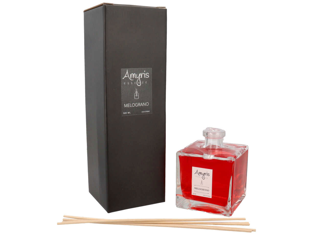 Diffussore con bacchette melograno 500ml