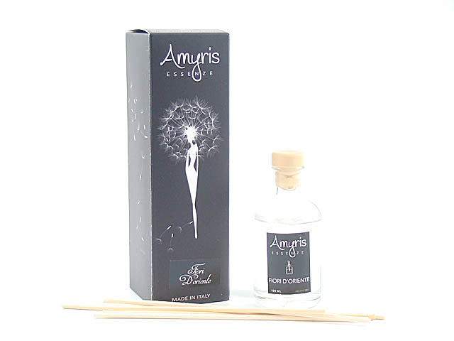 Diffusore con bacchette  fiori oriente 100ml
