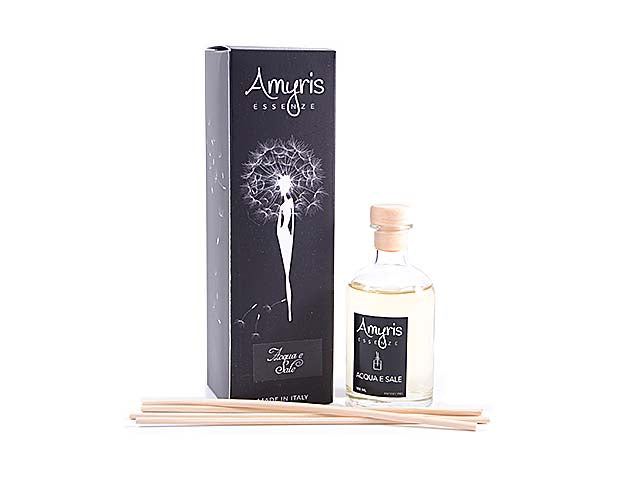 Diffusore con bacchette  acqua e sale 100ml