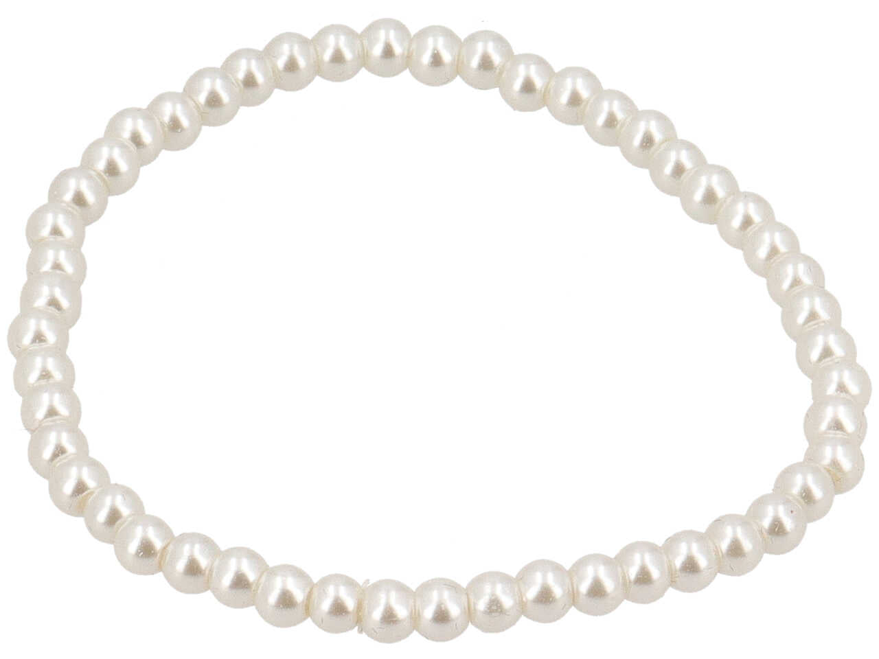 Bracc.elastico perla vetro 4mm