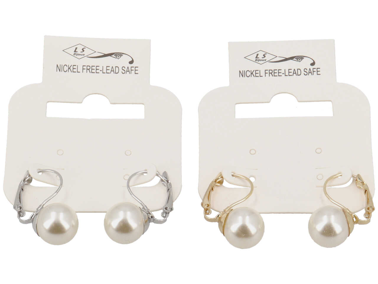 Orecchino monachella perla 12mm