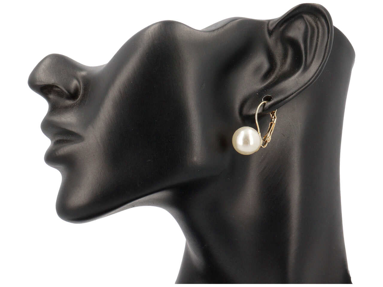 Orecchino monachella perla 12mm