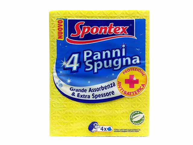 Spontex panni spugna 4 pezzi 19200013