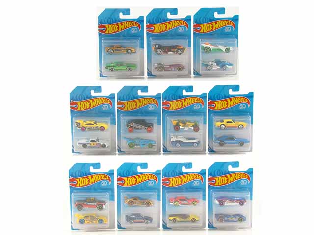 Hot Wheels veicoli la confezione contiene 2 auto scala 1:64 $