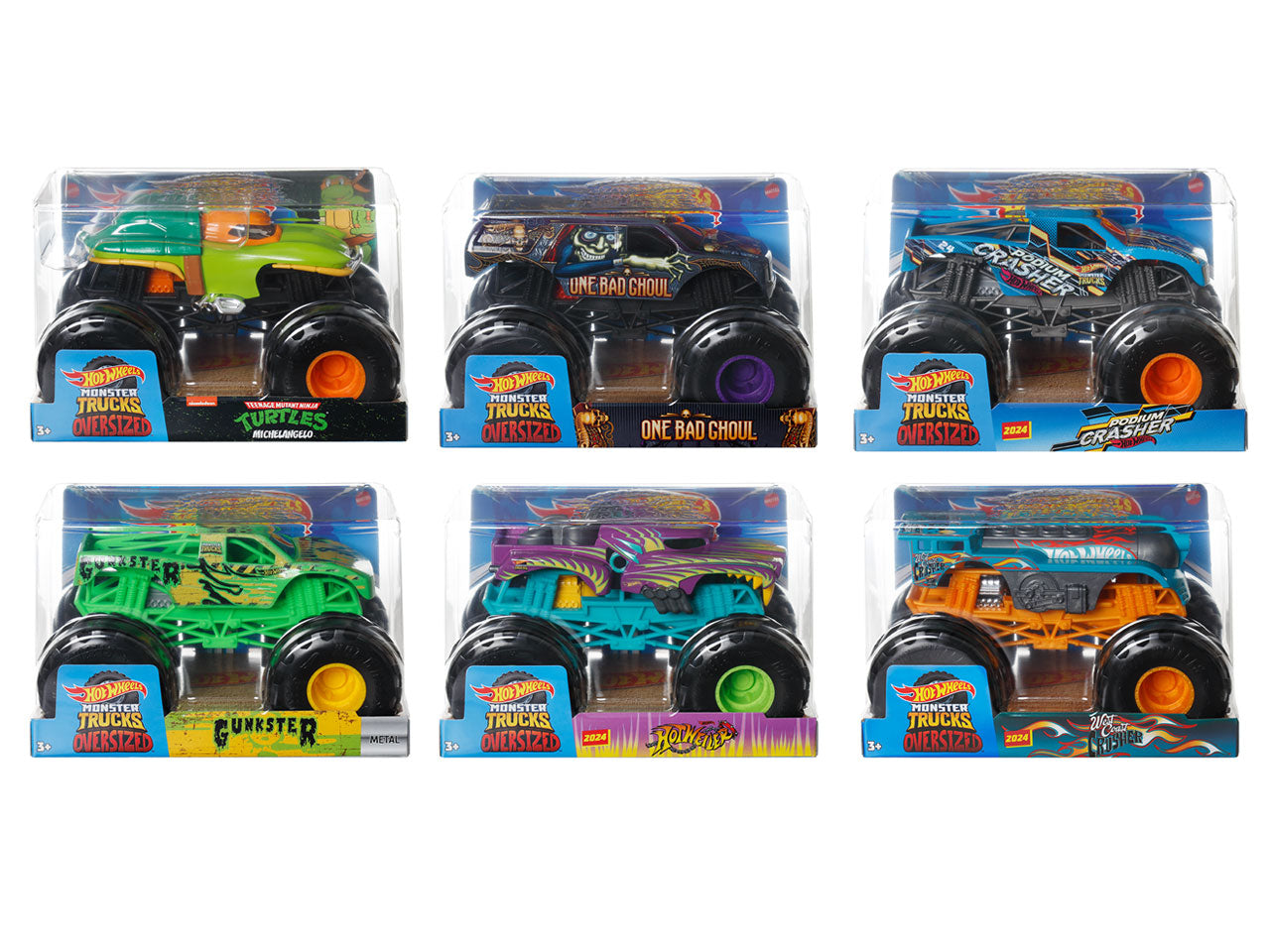 Monster Truck Scala 1:24: Giocattolo Multicolor per Bambini di 3+ Anni - Hot Wheels - Mattel