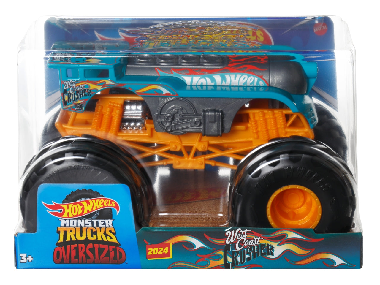 Monster Truck Scala 1:24: Giocattolo Multicolor per Bambini di 3+ Anni - Hot Wheels - Mattel