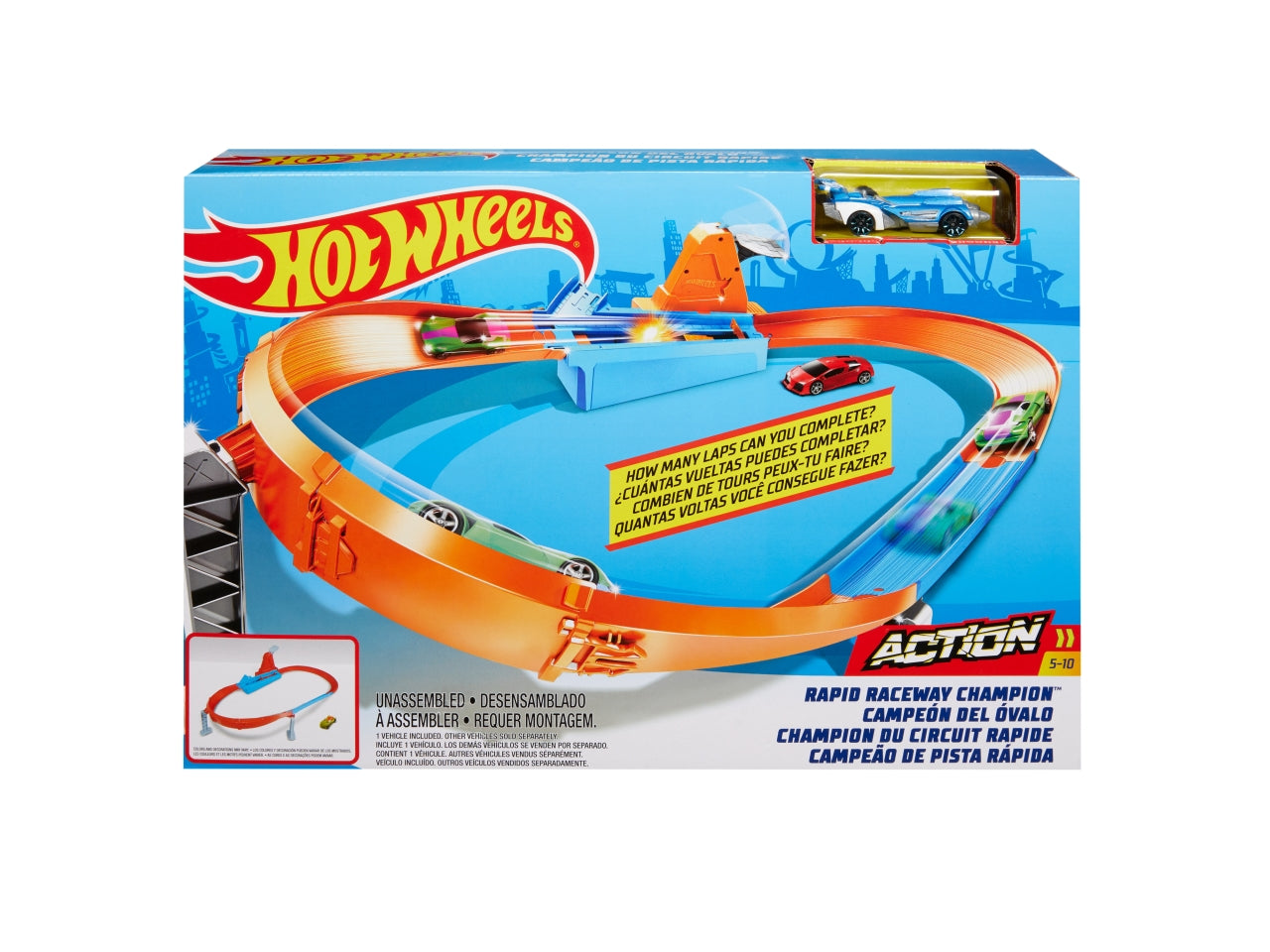 Hot wheels rapid raceway playset
