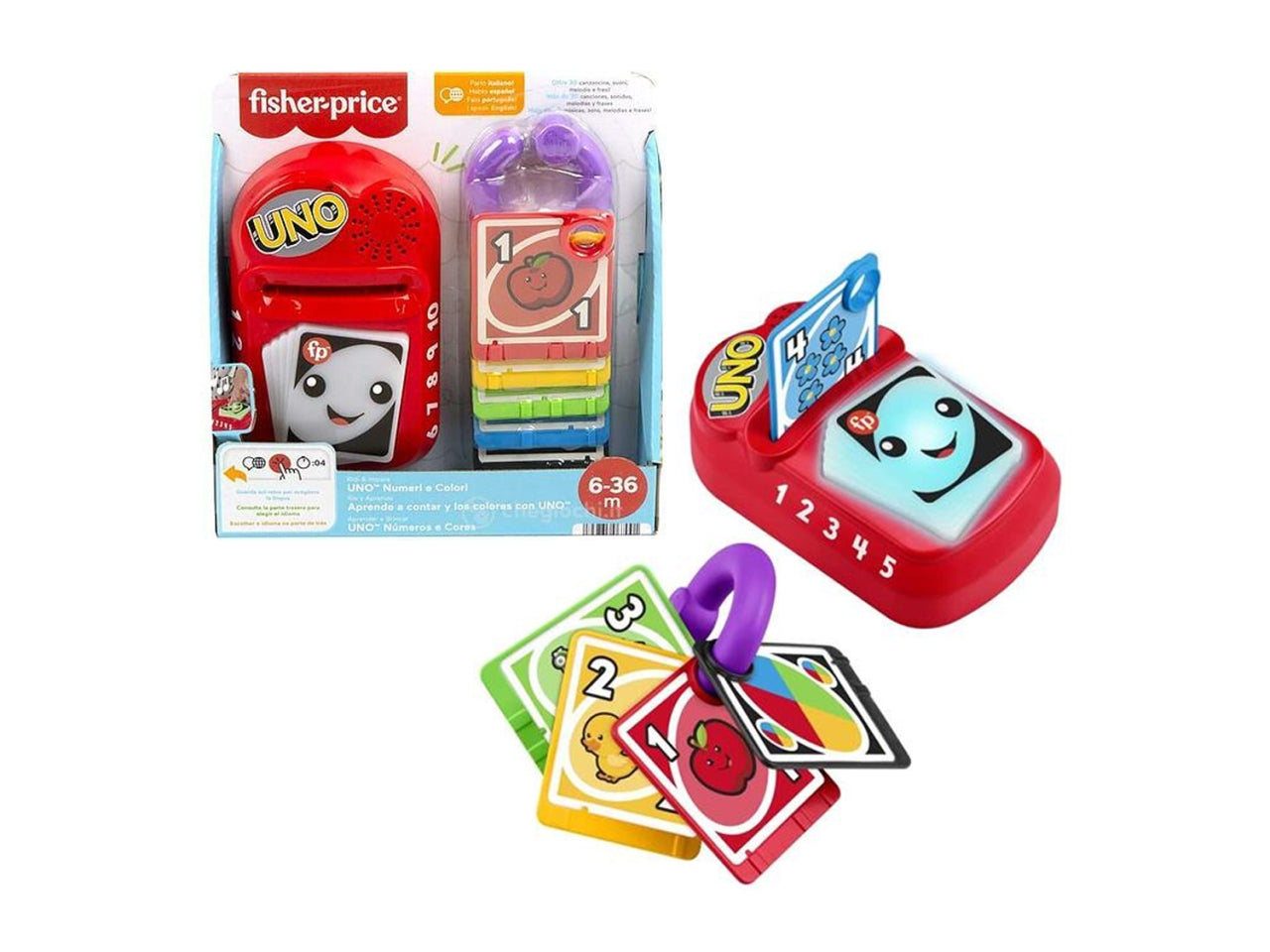 Uno numeri e colori fisherprice parlante