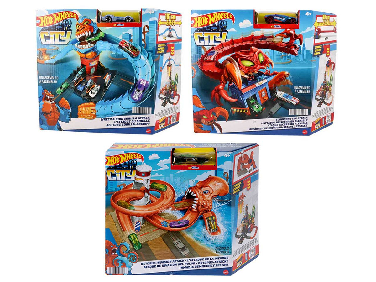 Hot Wheels city creature mostruose