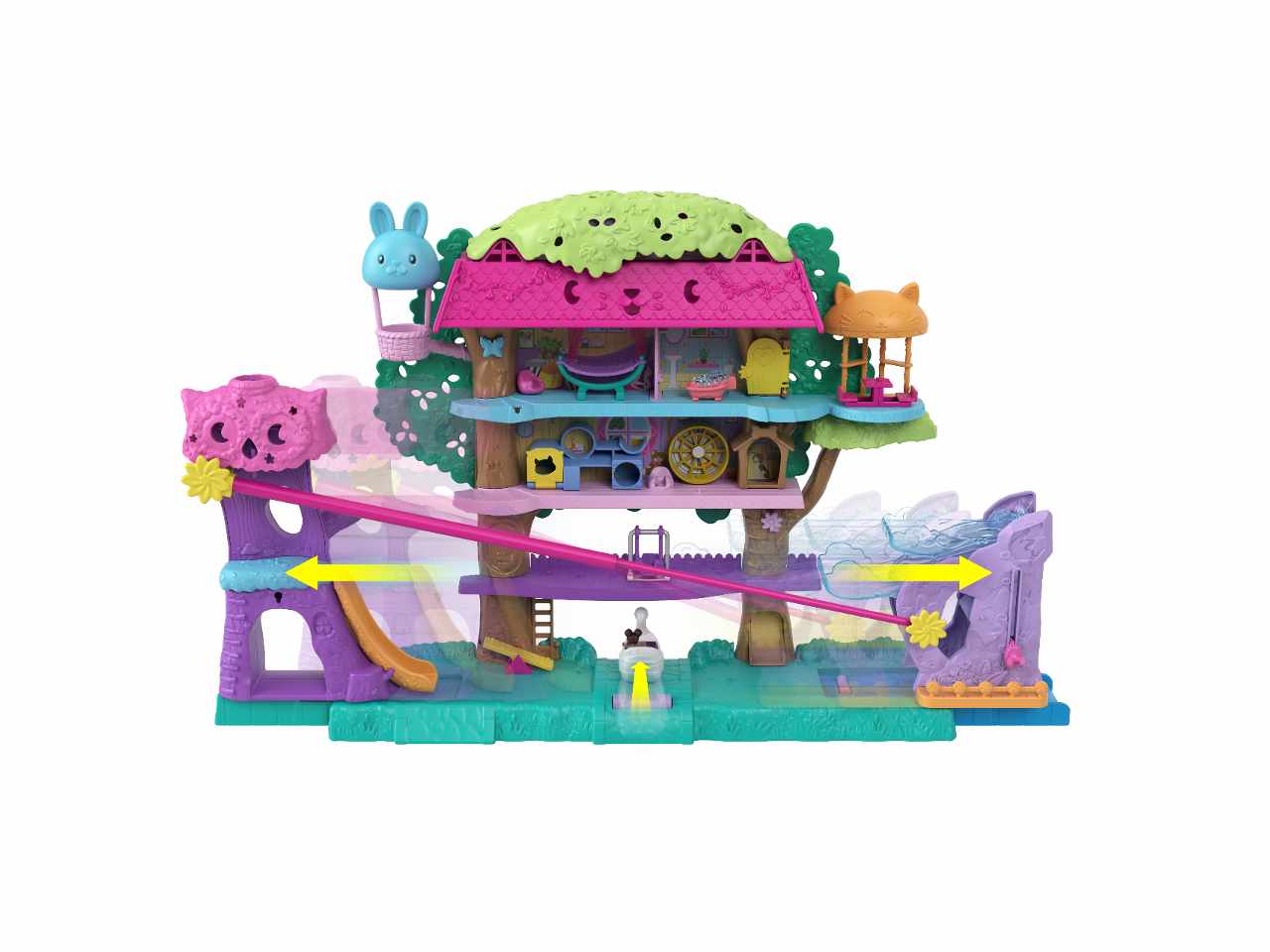 Polly pocket casa sull'albero hhj06-0 $
