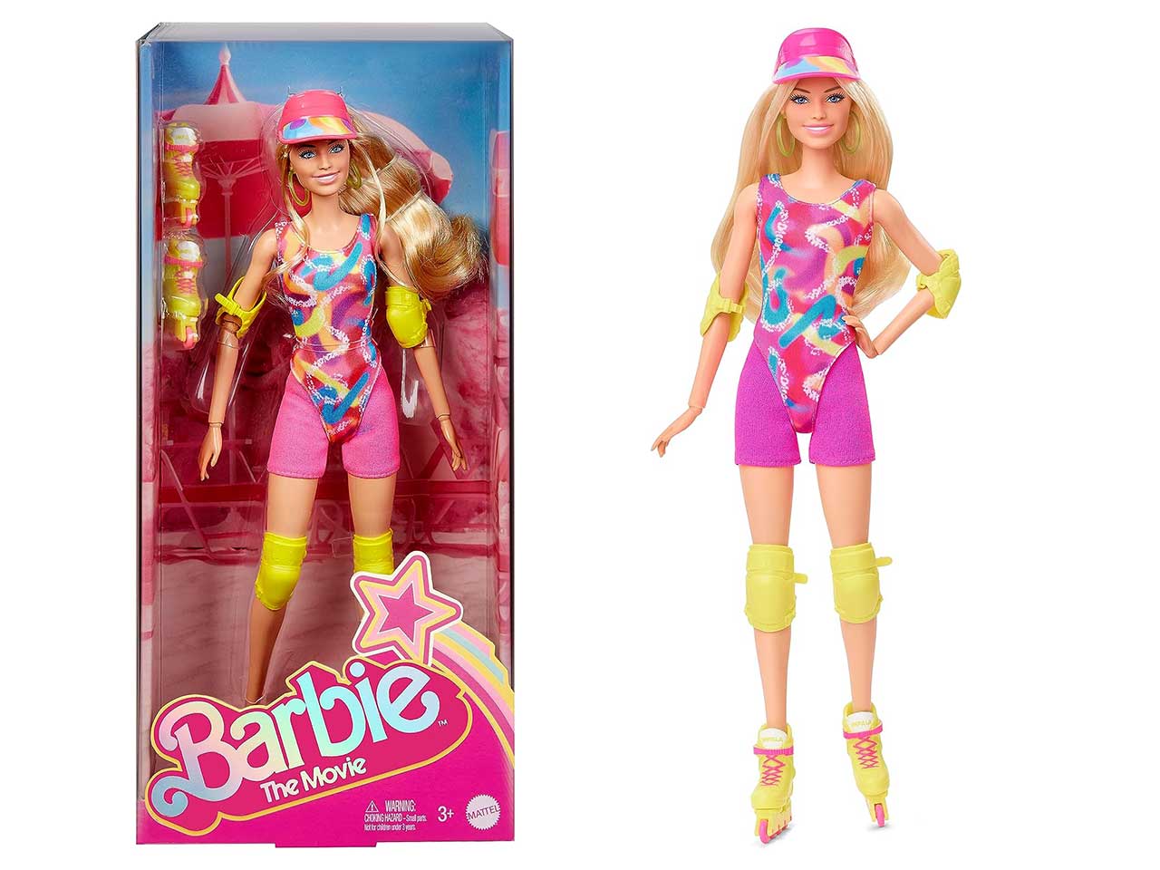Fashion doll mattel barbie the movie barbie roller skate