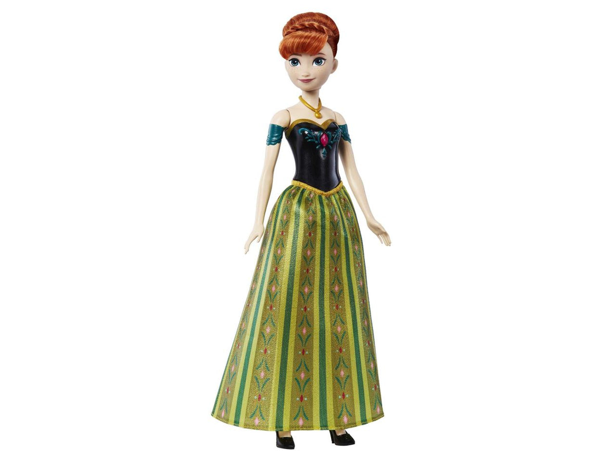 Fashion doll mattel  disney frozen bambola cantante anna oggi, per la prima volta $