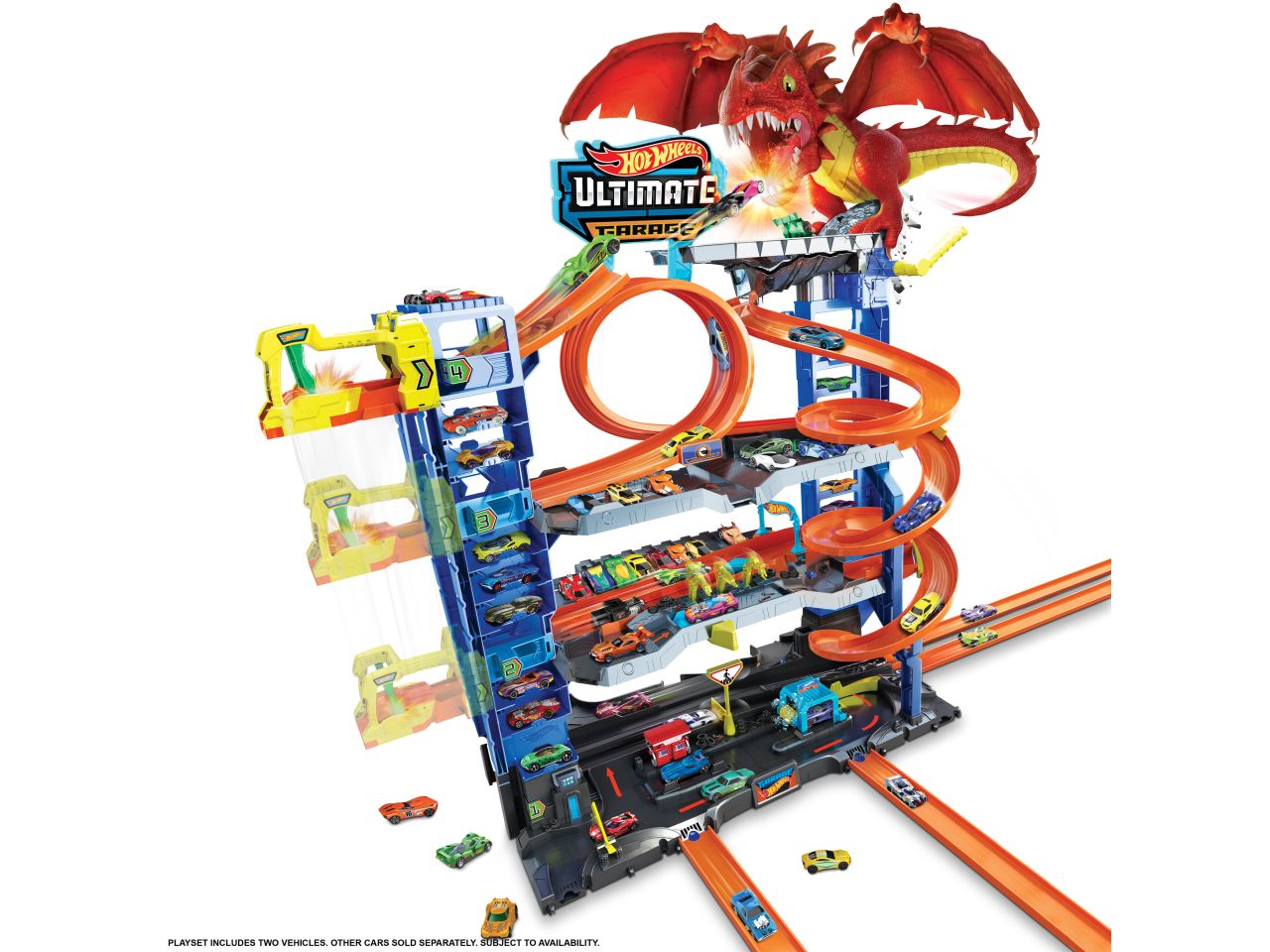 Hot wheels city mega garage del drago