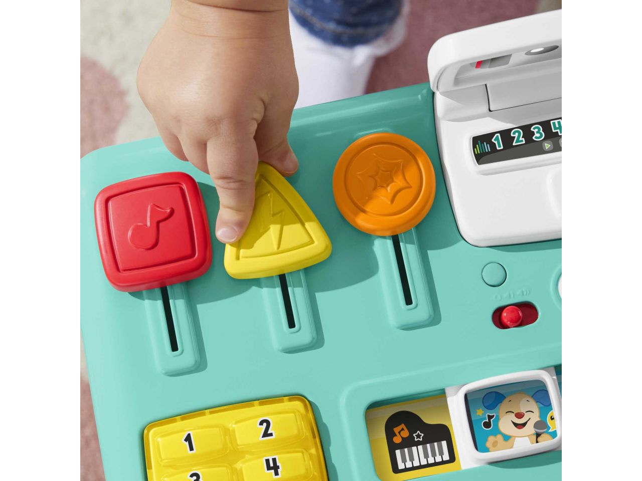 Mattel fisher-price tavolino dj musica & remix