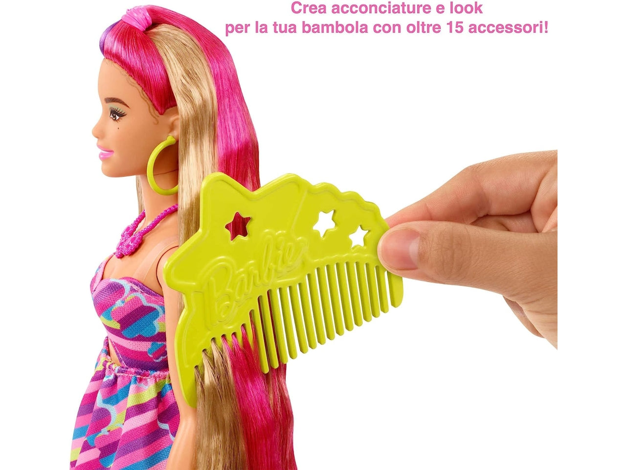 Barbie totally hair doll brunette