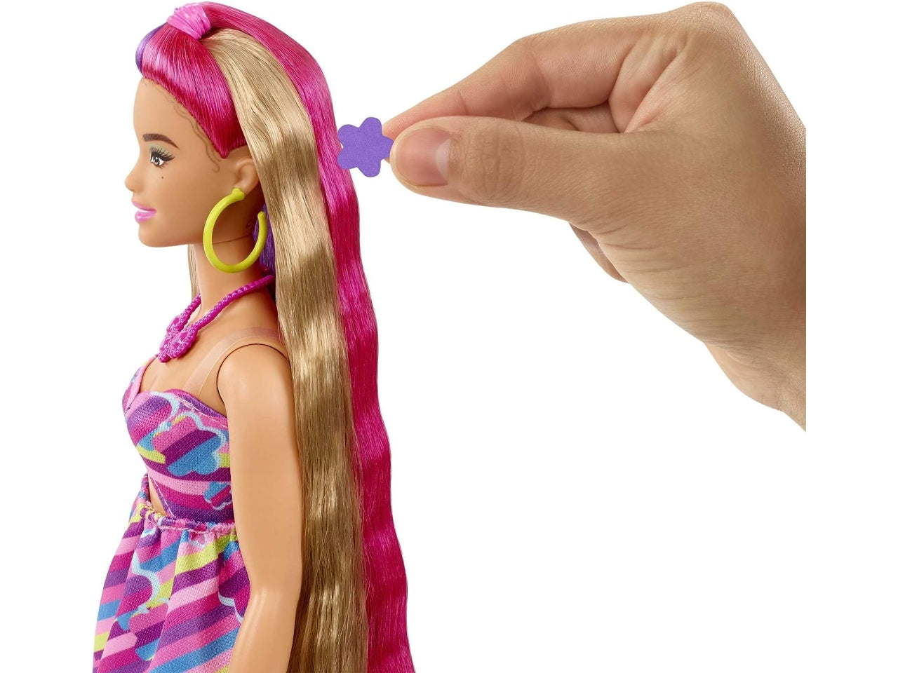Barbie totally hair doll brunette
