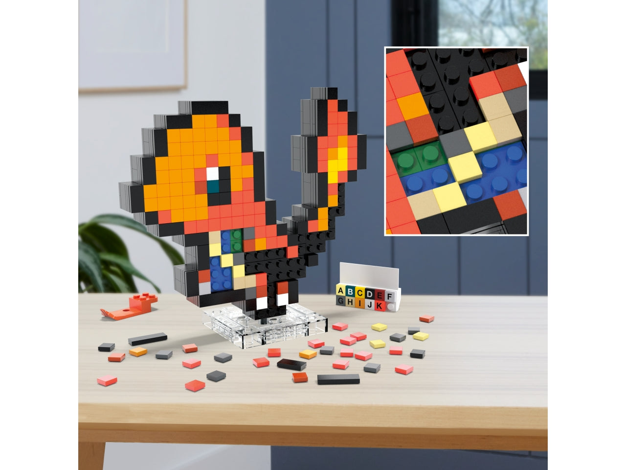 Mega pokemon pixel art - charmander