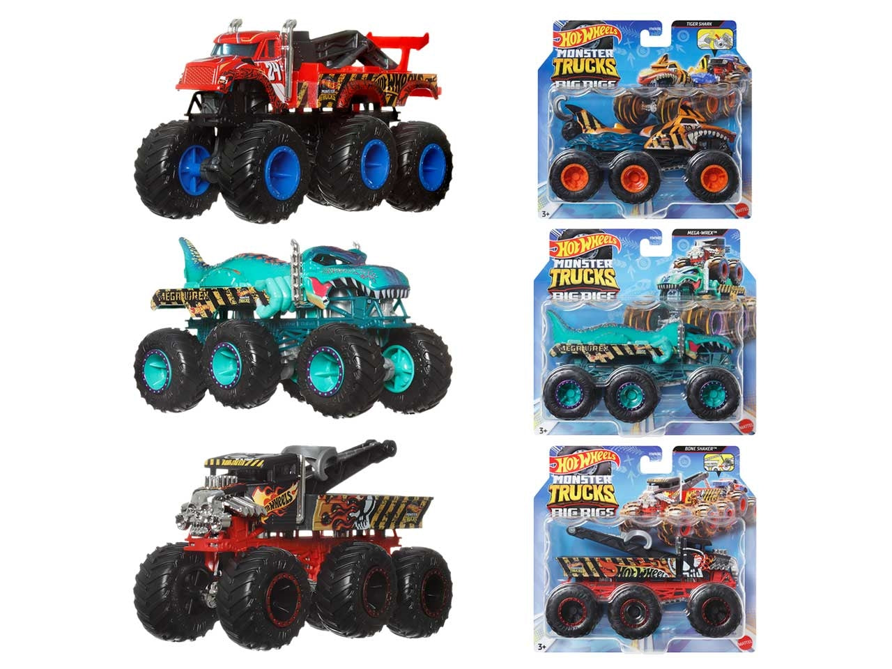 Hot Wheels monster trucks grandi tir