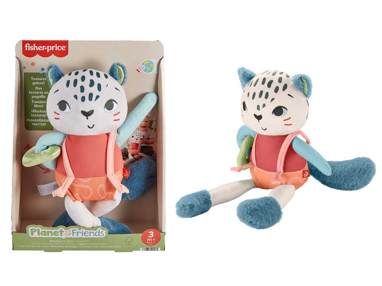 Fisher-price amici del pianeta leopardino scopri e gioca